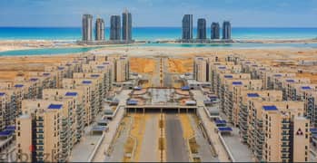 Immediate receipt apartment (fully finished + ACs) in Down Town, New Alamein City, with down payment and installments 0