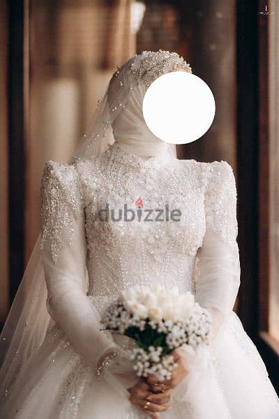 فستان زفاف استخدام مره واحده 1