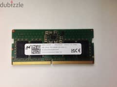 Laptop RAM DDR5 4800 8GB 2X 0