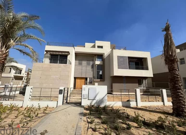 Independent villa for sale in October, with an open view and installments 2