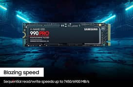SAMSUNG 990 PRO SSD 4TB PCIe 4.0 M. 2 2280 Internal Solid State Hard