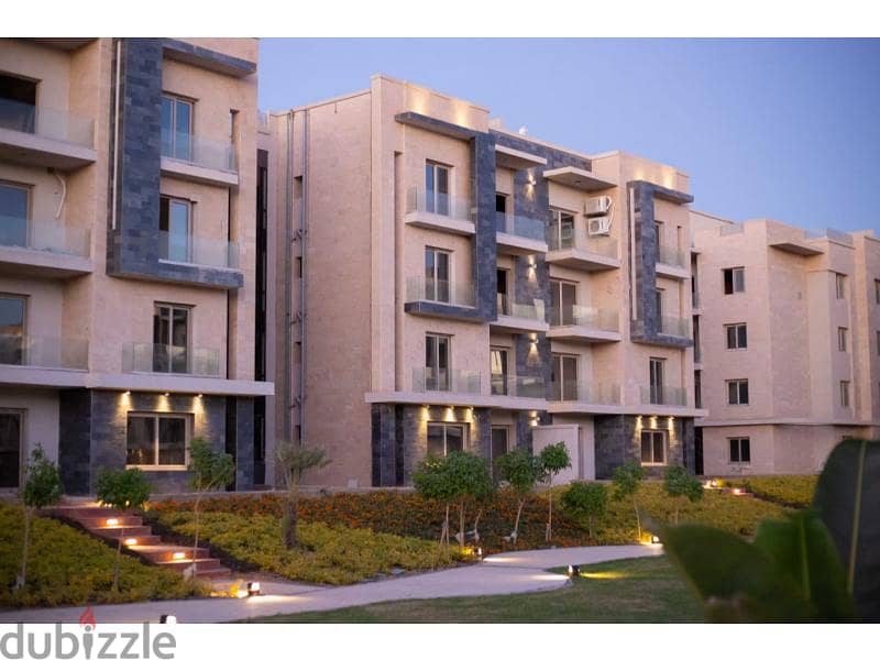 Apartment ground with garden 157m ready to move Galleria Moon Valley New Cairo 6