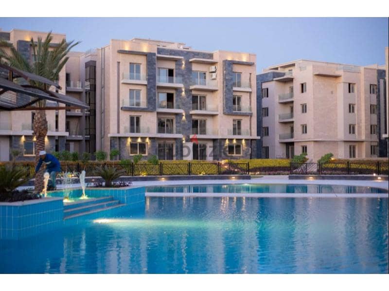 Apartment ground with garden 139m ready to move Galleria Moon Valley New Cairo 2