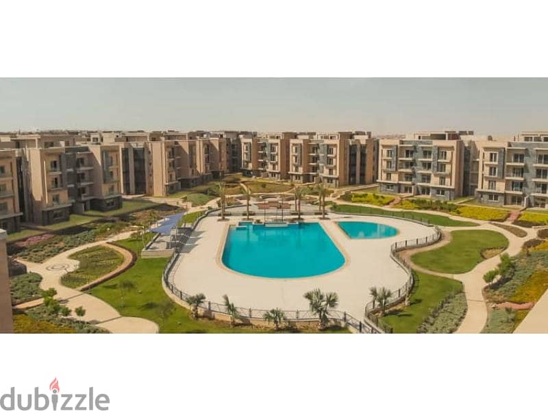 Apartment ground with garden 139m ready to move Galleria Moon Valley New Cairo 3