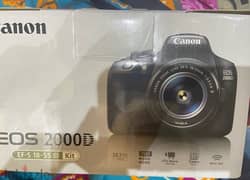 Canon 2000D used for 15 photos only 0