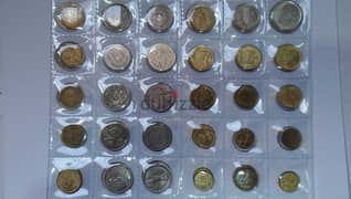 مجموعة من العملات المعدنية المصرية النادرة