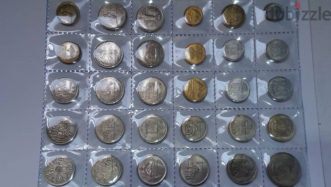 مجموعة من العملات المعدنية المصرية النادرة 1
