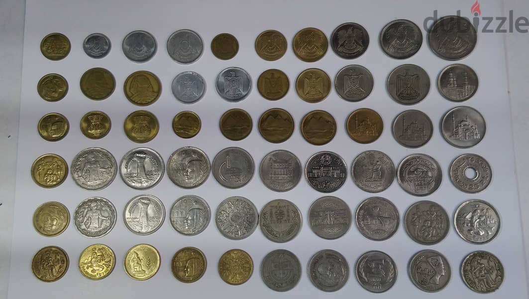 مجموعة من العملات المعدنية المصرية النادرة 2