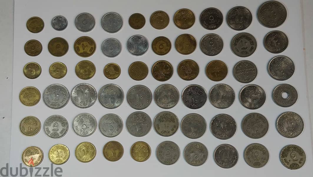 مجموعة من العملات المعدنية المصرية النادرة 3