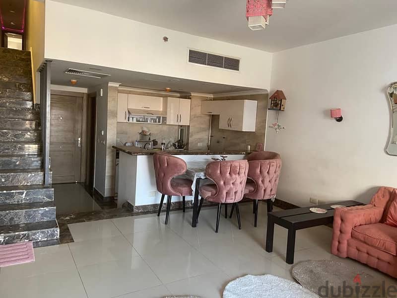 Hot Deal For Rent Furnished Duplex in porto New Cairo 1