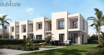 Middle townhouse villa 155 sqm for sale in Taj City Compound, New Cairo, the newest offering from Misr City Company