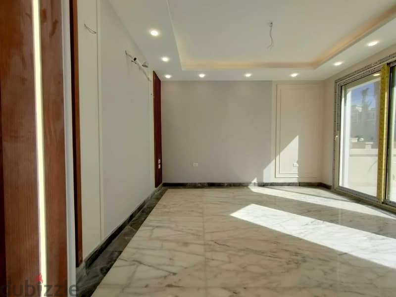 Bahri apartment with  for sale in installments at a snapshot price in Sarai Compound, Fifth Settlement 13