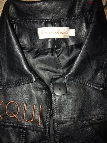 جاكيت جلد طبيعي ماركة أسبانية | Real Leather Jacket Brand Misako Spain 4