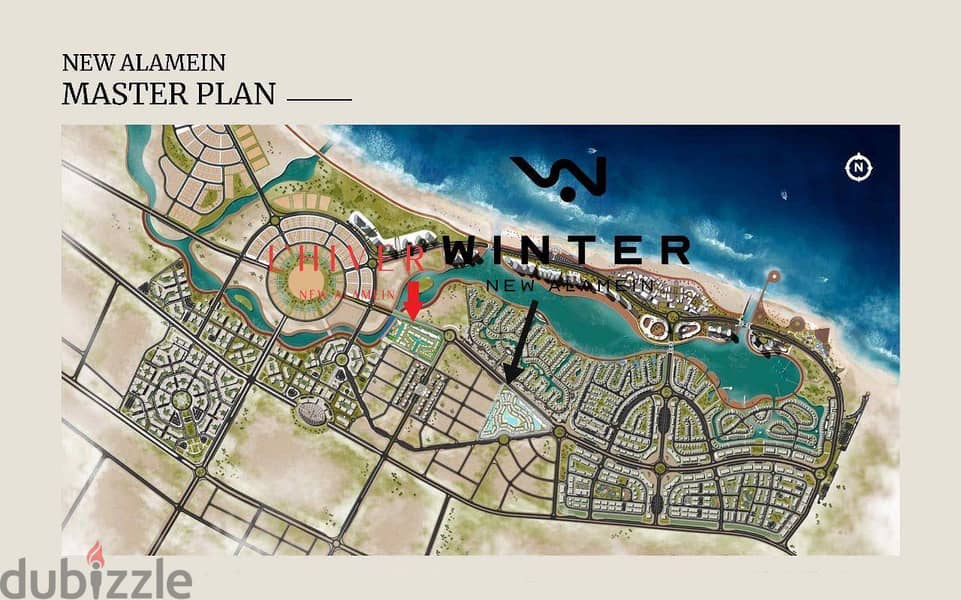 Winter New Alamein 76 m2 Chalet - with prime location on the lagoon 10