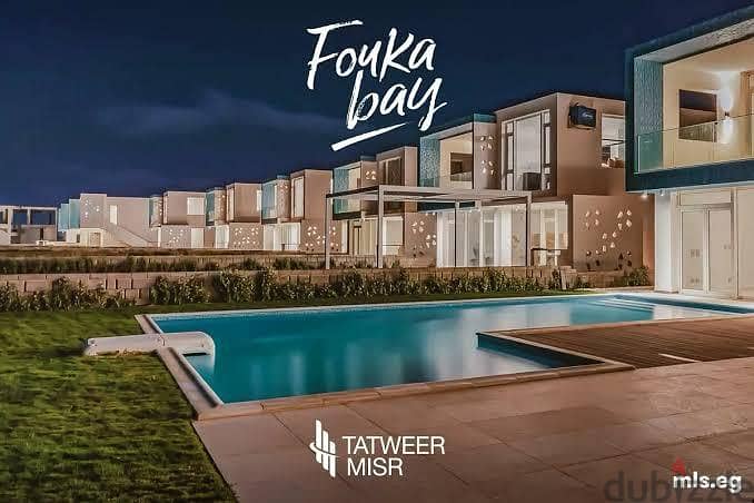 160 sqm chalet for sale in Ras El Hekma Bay area, North Coast, fully finished, in Foka Bay Resort 1