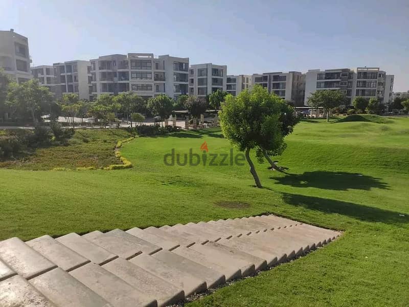 117m apartment on landscape view for sale at a cash price of 5 million after a 39% discount in Taj City Compound, New Cairo 15