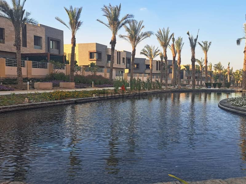 130 sqm ground floor apartment with 45 sqm garden in Taj City Compound in front of Cairo Airport, prime location, cash price 6 million after discount 32