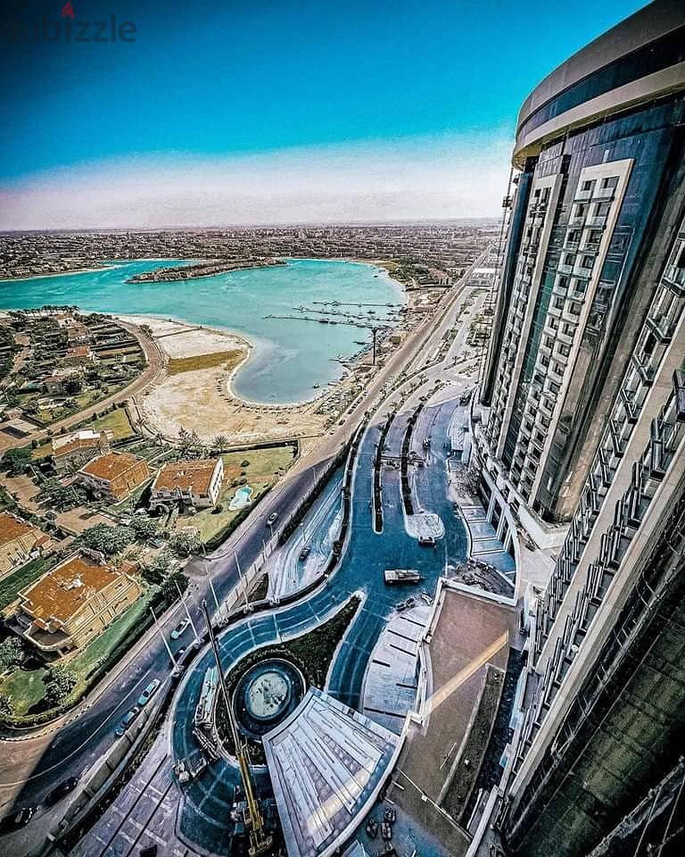 Bahri Road apartment, immediate receipt, ready to move in, fully finished, in the heart of New Alamein City, the best location and veiw 7