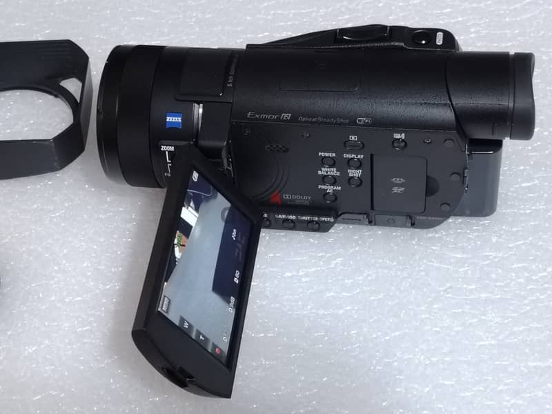 سوني فيديو 4k كام : Sony FDR-AX100e 20m 4K Ultra HD  Camcorder 3