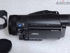 سوني فيديو 4k كام : Sony FDR-AX100e 20m 4K Ultra HD  Camcorder 0