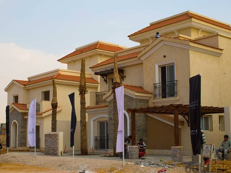 Town House corner fully finished at al MaQsed Compound 3