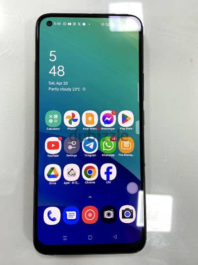 ريلمى ٨ اسود كسر زيرو معاه كل حاجته - Realme 8 black used like new