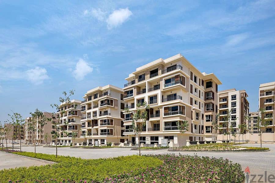 Apartment for sale in Sarai Compound (4 rooms), 10% down payment, installments for 8 years, floor 2 1