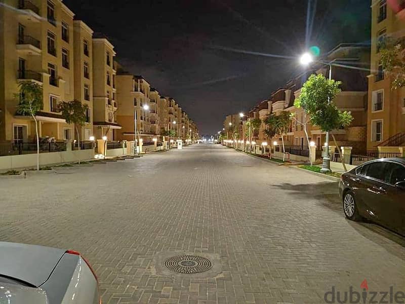 Apartment for sale in Sarai Compound (4 rooms), 10% down payment, installments for 8 years, floor 2 2