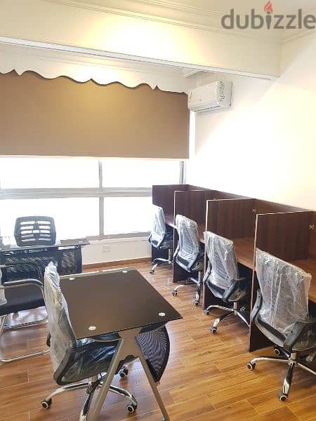 غرف مكتبية مفروشة و مجهزة  work space 3