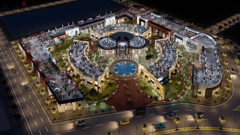 محل تجاري للبيع في أول open air mall في مدينة العاشر من رمضان . 1