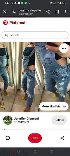 jeans salopette zara original 0