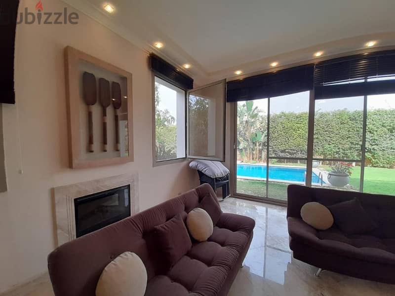 For Rent Luxury Villa Golf View in Compound Lake View 2