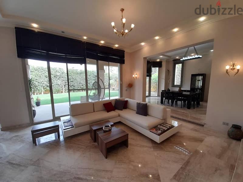 For Rent Luxury Villa Golf View in Compound Lake View 3