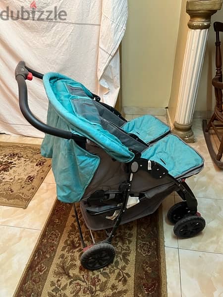 Skybaby twin stroller 0