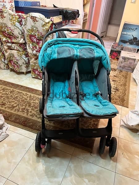Skybaby twin stroller 2