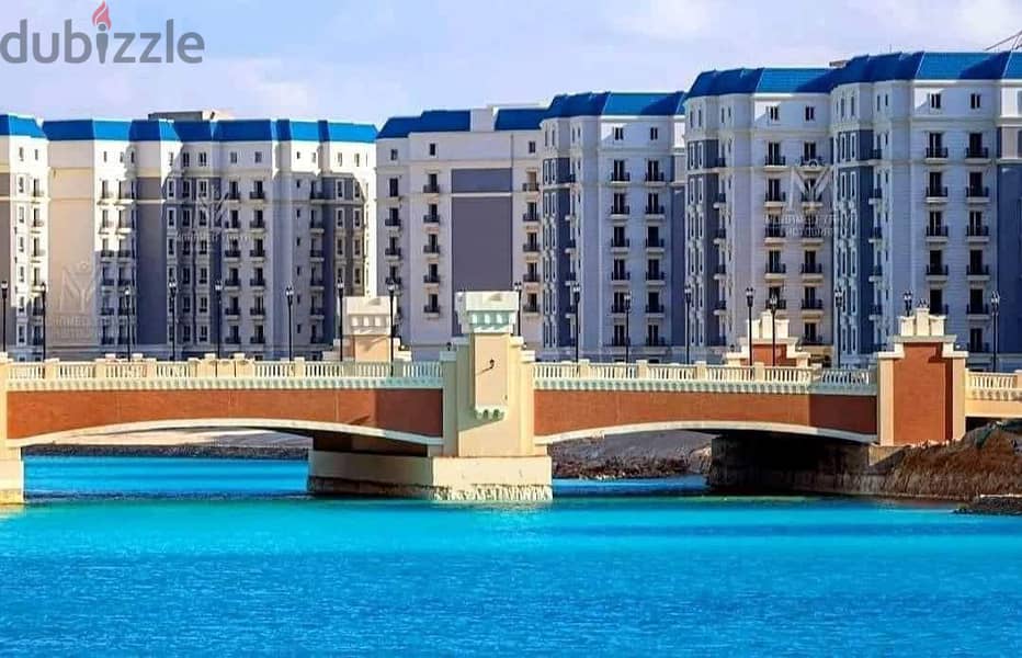 Apartment 140 SQM for sale, Lagoon View , ready to move, fully finished, in the Latin District in New Alamein City, North Coast 1