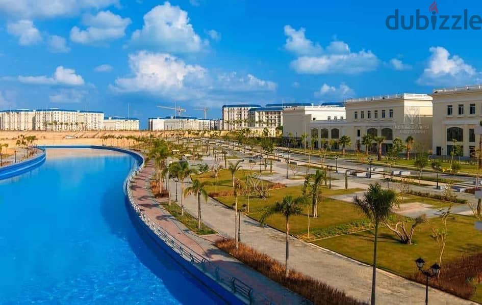 Apartment 140 SQM for sale, Lagoon View , ready to move, fully finished, in the Latin District in New Alamein City, North Coast 2