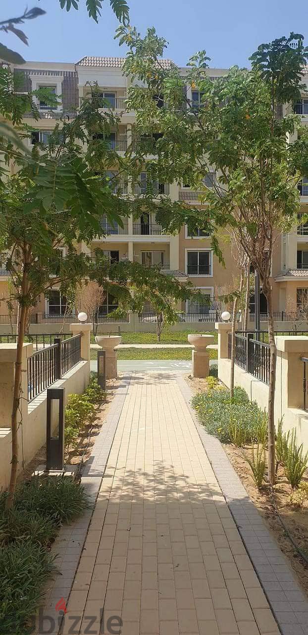 Two-room apartment with garden at a special price of 103 sqm + private garden 58 sqm for sale in Sarai Compound with a down payment of 604 thousand 12