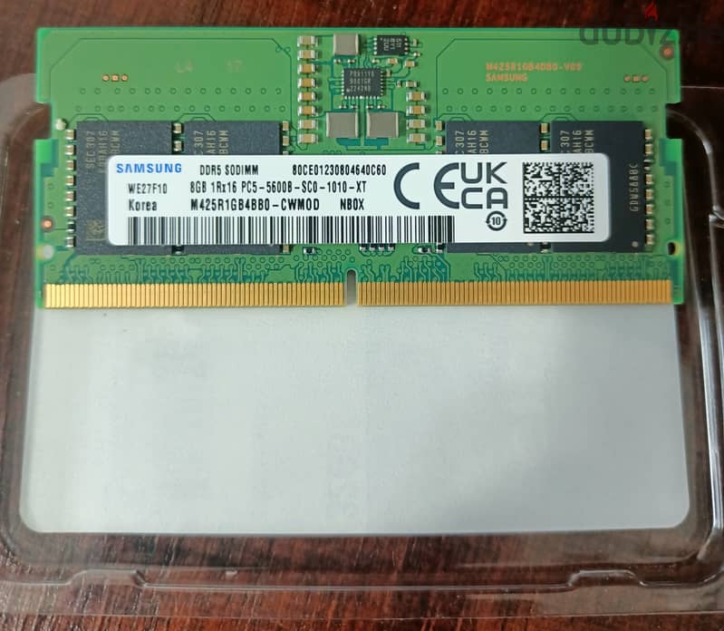 رامات لابتوب ٨ جيجا DDR5 - تردد 5600 2