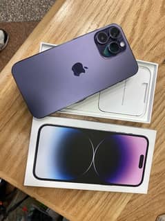 iPhone 14 Pro Max dual sim ZA 256G Purple كالجديد 0