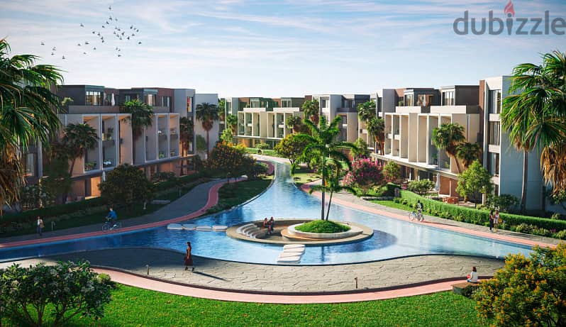 Town house 212m in PX from Palm Hills in 6 October with the lowest down payment of 5% and installments over 90 months 3