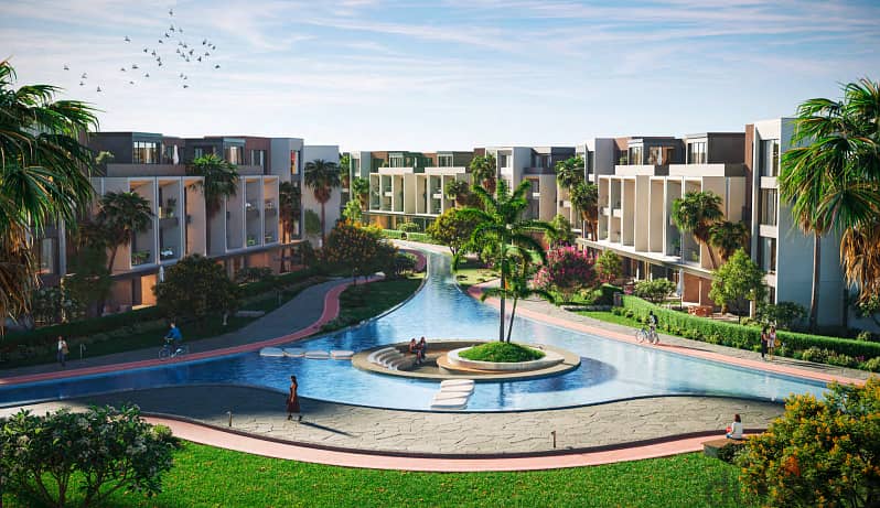 Town house 212m in PX from Palm Hills in 6 October with the lowest down payment of 5% and installments over 90 months 2