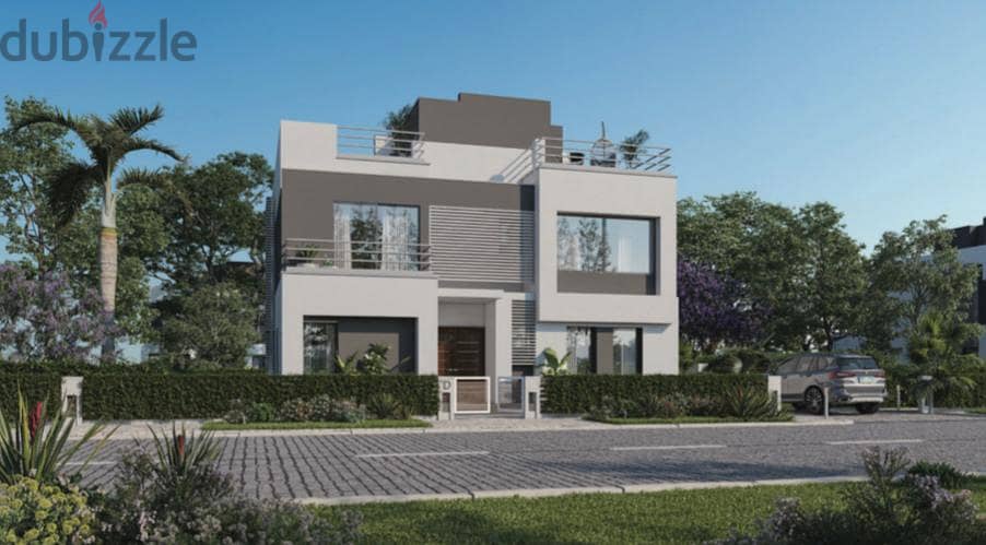 Villa Stand alone ready to move 10% Down payment 8 years installment 665 m  in Palm Hills New Cairo with least price in special location D 1