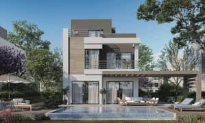 Villa Stand alone ready to move 10% Down payment 8 years installment 295 m  in Palm Hills New Cairo with least price in special location M