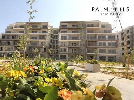 Ready to Move Ground with Garden Apartment for Sale with Down Payment and Installments in Palm Hills New Cairo 3