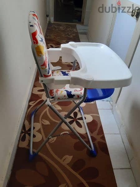 Baby chair up to 6 yrs( brand Junior) very cleanتم تخفيض السعر 1