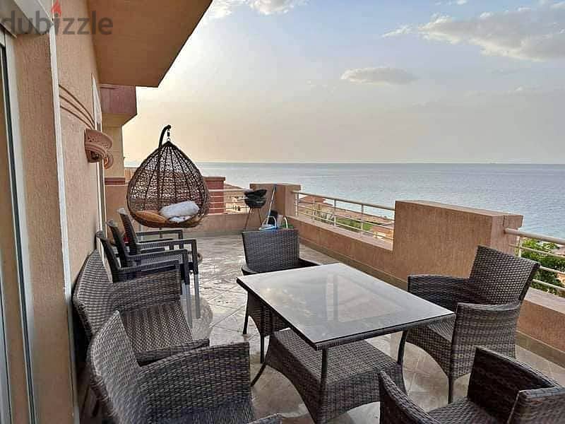 Chalet for sale directly on the sea, fully finished, in Telal Village, Ain Sokhna 0