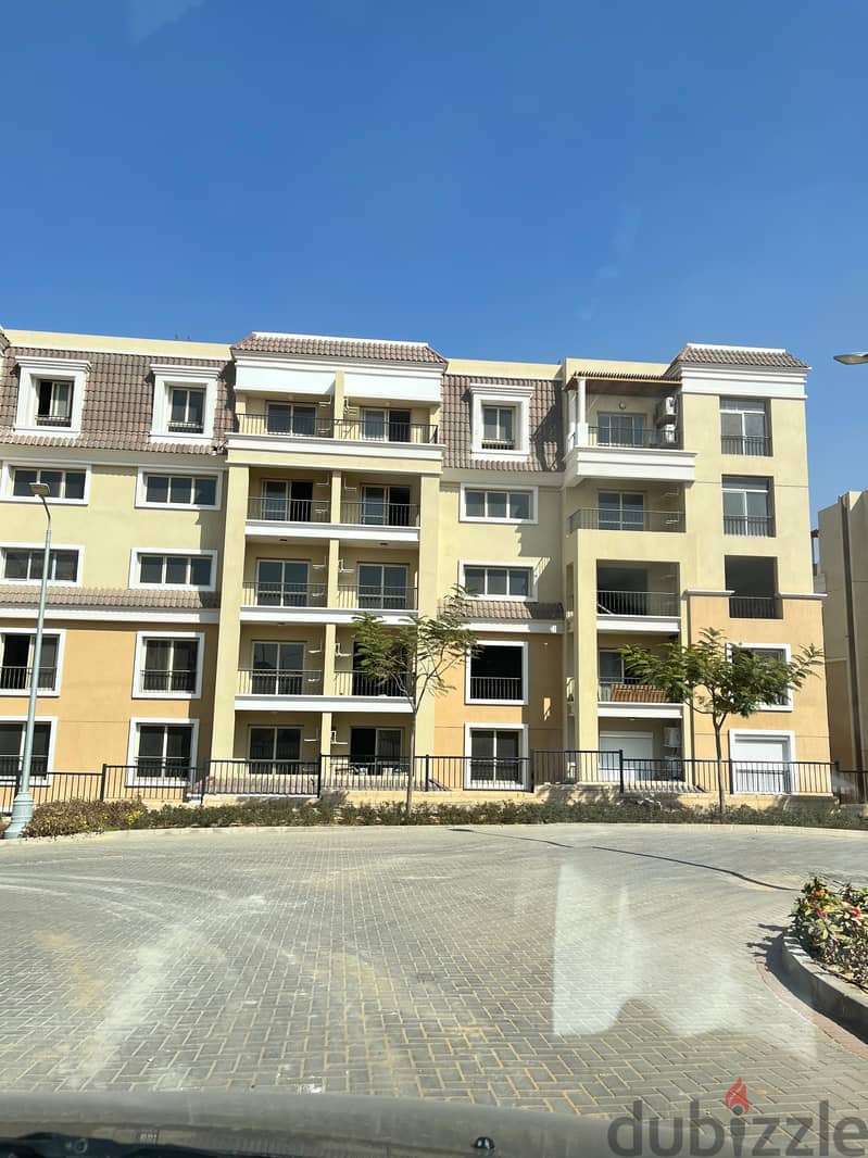 65 sqm studio with private garden, 31 sqm, Madinaty wall in Sarai Compound, with a big discount when the down payment is increased 15