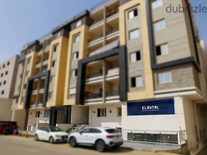 Commercial shop for sale or rent, 320 m, two floors, fully finished, immediate delivery. El Moshir Ismail St. , next to Sun City Mall, Sheraton 2
