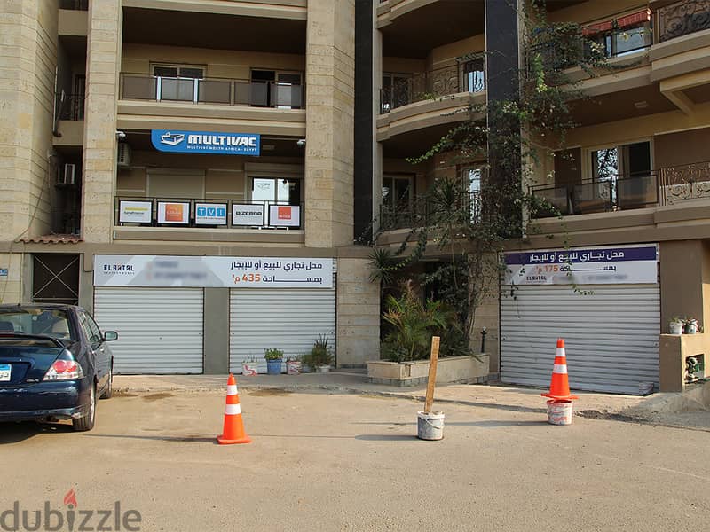 Commercial shop for sale or rent, 320 m, two floors, fully finished, immediate delivery. El Moshir Ismail St. , next to Sun City Mall, Sheraton 4